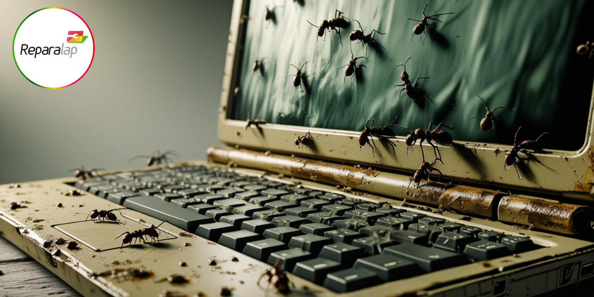 ¿Qué pasa si a tu laptop le entran insectos o esquilines?